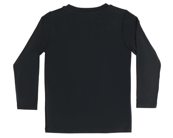 T5010-01 | Kids LS Shirt - Black