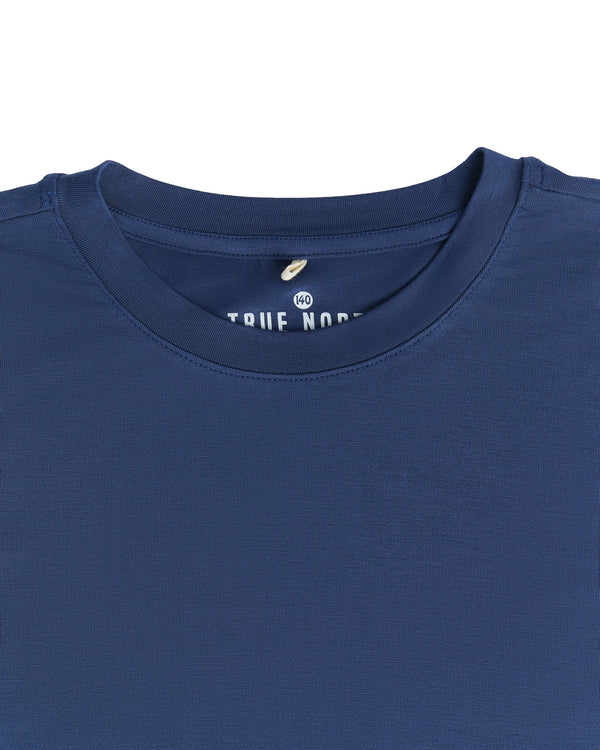 T5010-03 |  Kids LS Shirt   - Navy