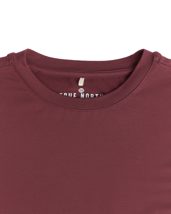 T5010-08 | Kinder Langarmshirt - Burgundy