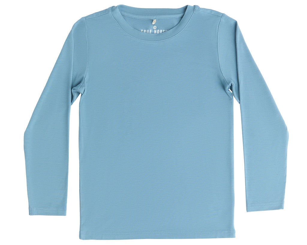 T5010-11 | Kinder Langarmshirt - Atlantikblau