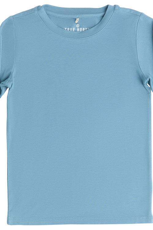 T5010-11 |  Kids LS Shirt - Atlantic Blue