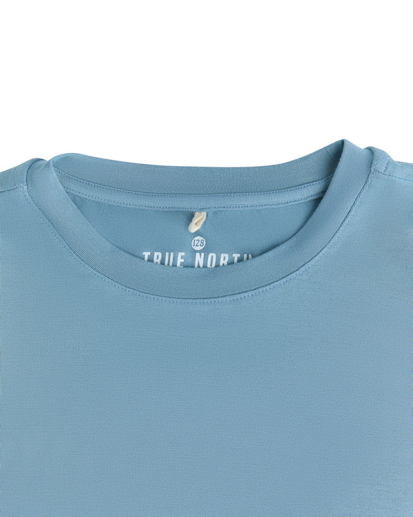 T5010-11 |  Kids LS Shirt - Atlantic Blue