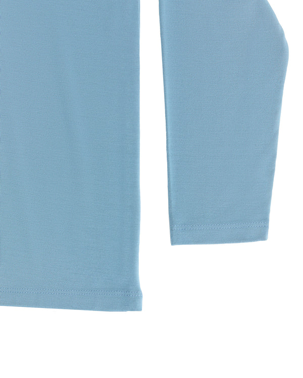 T5010-11 |  Kids LS Shirt - Atlantic Blue