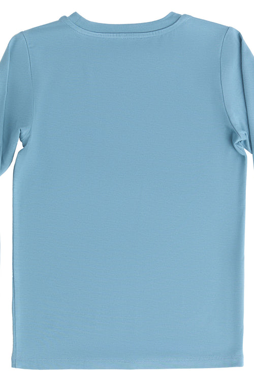 T5010-11 |  Kids LS Shirt - Atlantic Blue