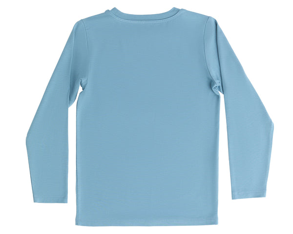 T5010-11 |  Kids LS Shirt - Atlantic Blue