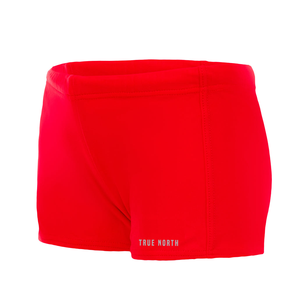 T8530-52 | Boys' Swim Shorts – Sustainable, ECONYL®, UV Protection - Paprika