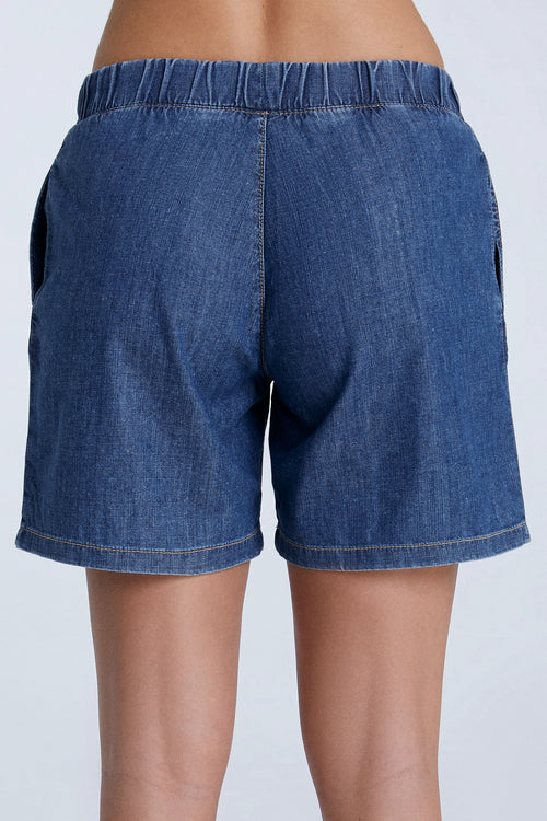 WA3022-311 | Denim Shorts - Crystal Blue