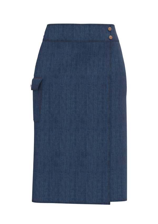 WX0222-229 | Women's Skirt - Deep Blue