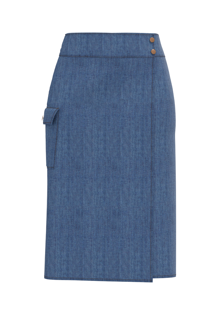 WX0222-311 | Women's Skirt - Crystal Blue