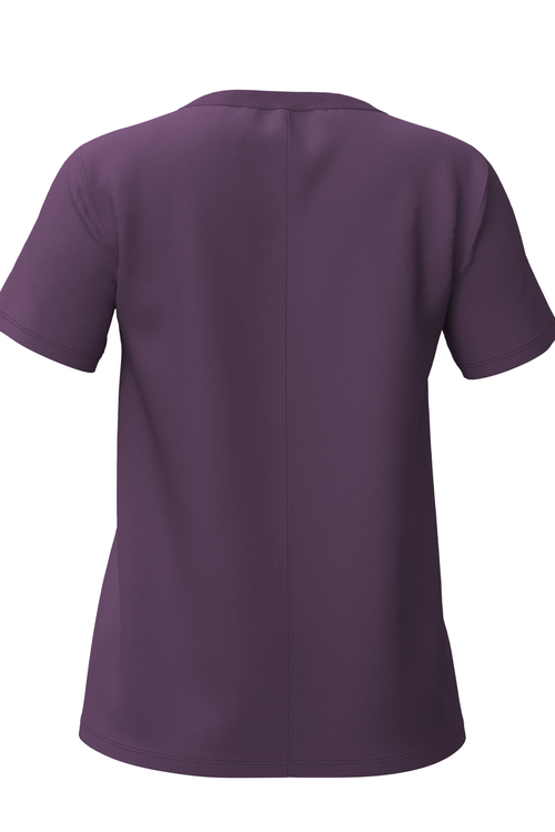 T1100-41 | TENCEL™ Active Damen Kurzarmshirt - Weinbeere