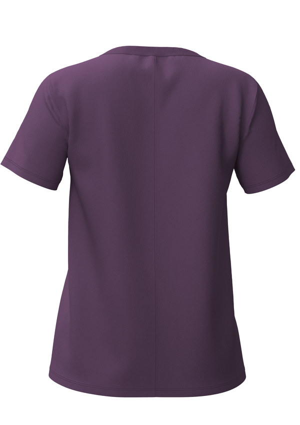 T1100-41 | TENCEL™ Active Damen Kurzarmshirt - Weinbeere