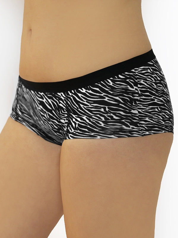 1142-10 | Damen Boyshorts - Zebra