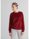 1277-030 | Damen Nickysweatshirt - Bordeaux