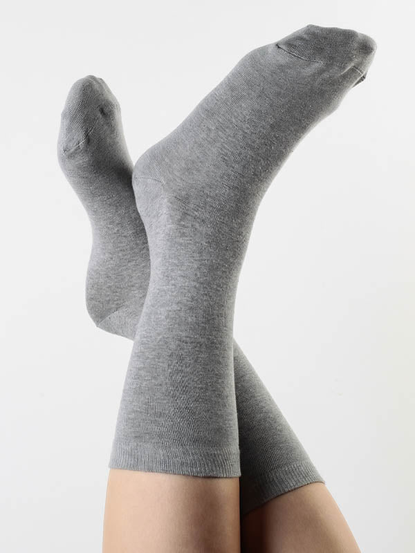 1302 | Unisex Socks (6-Pack) - Grey Melange