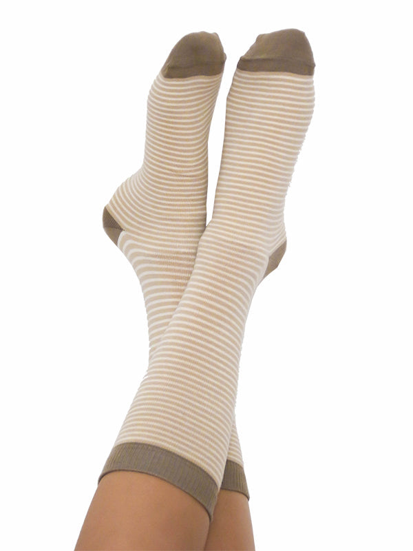 1311 | Unisex Socken - Beigebraun-Natur (6er Pack)