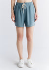 1440-066 | Damen Pyjama-Shorts - Gobelin Blau