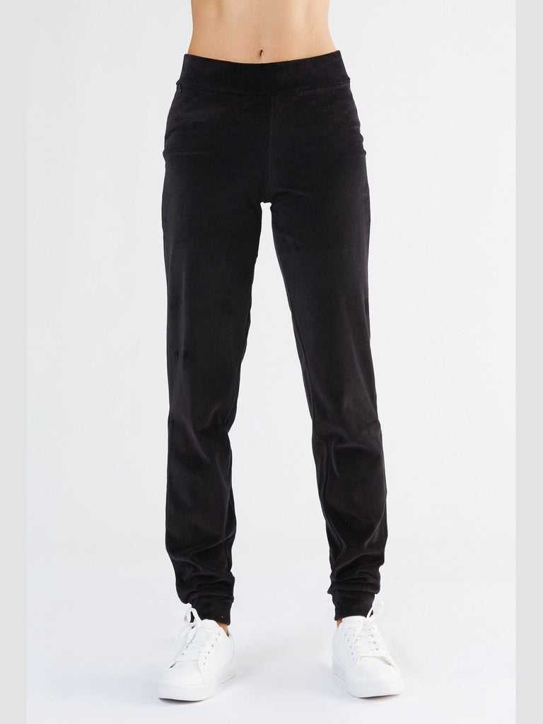 1466-01 | Women Velvet Pant - Black