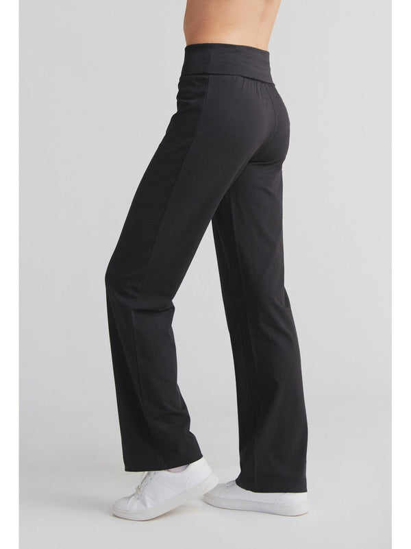 1726-021 | Women Pant with high waistband - Black