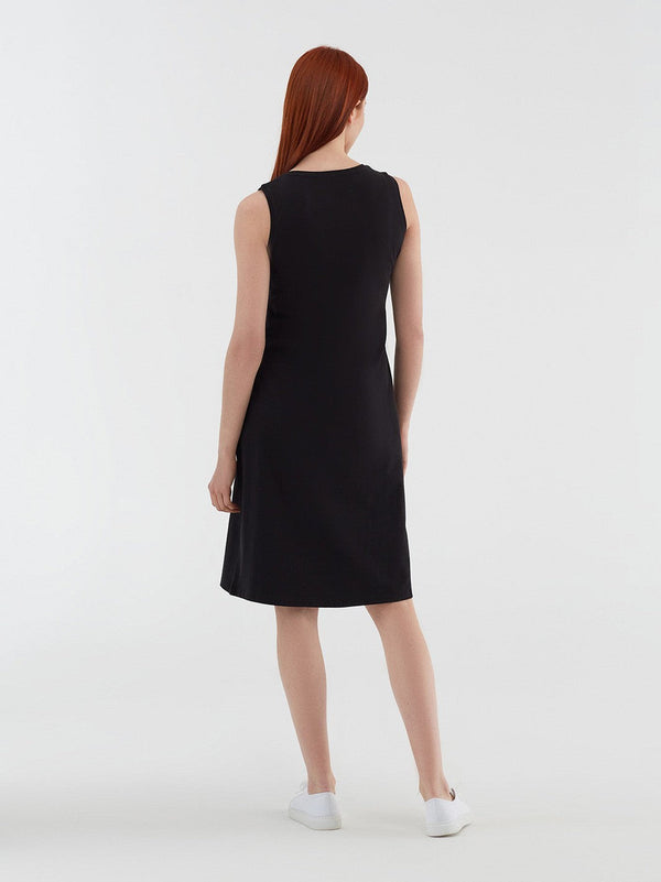 1732-01 | Sleeveless Dress - Black