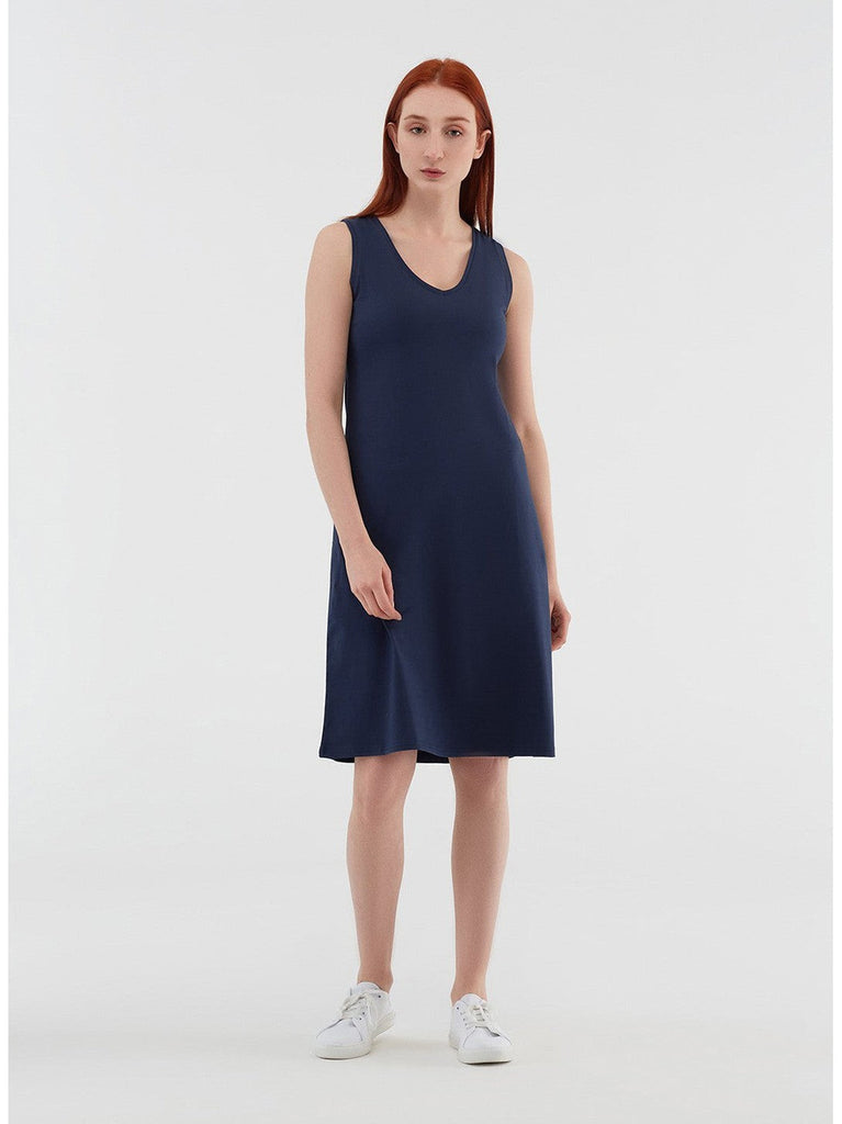 1732-03 | Sleeveless Dress - Admiral Blue