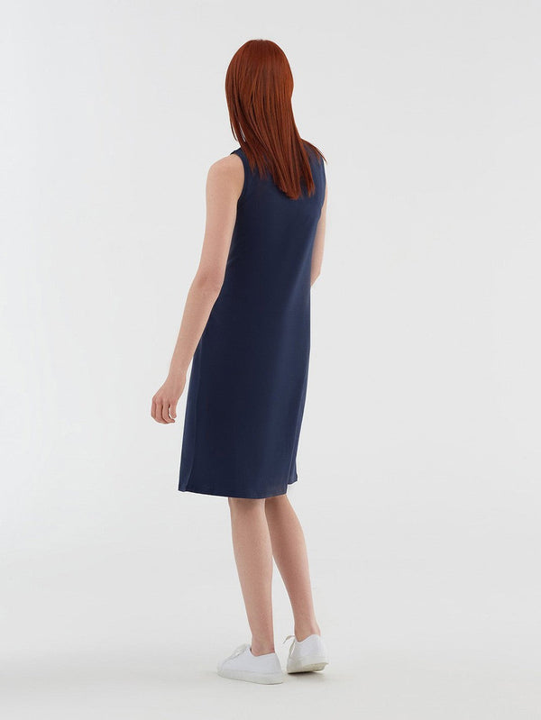 1732-03 | Sleeveless Dress - Admiral Blue