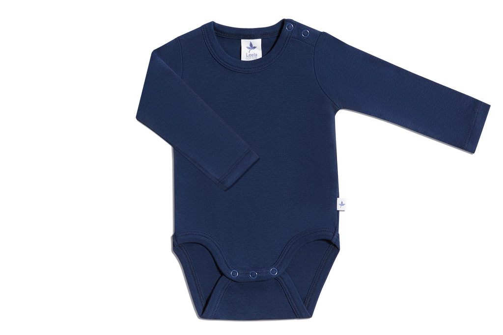 2005ID | Baby Long-Sleeve Body - Indigo