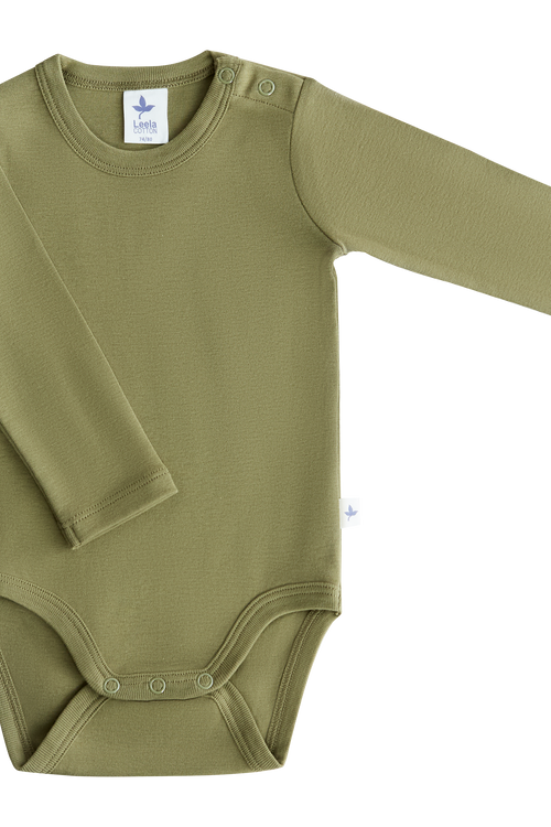 2005 OL | Baby Long-Sleeve Body - Olivgreen