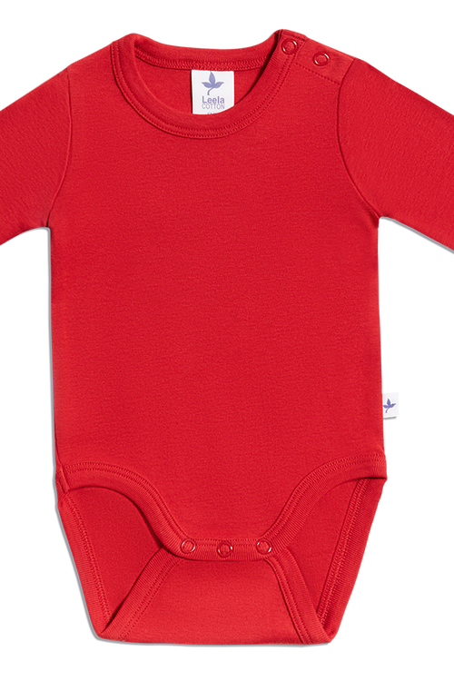 2005ZR | Baby Long-Sleeve Body - Brick-Red