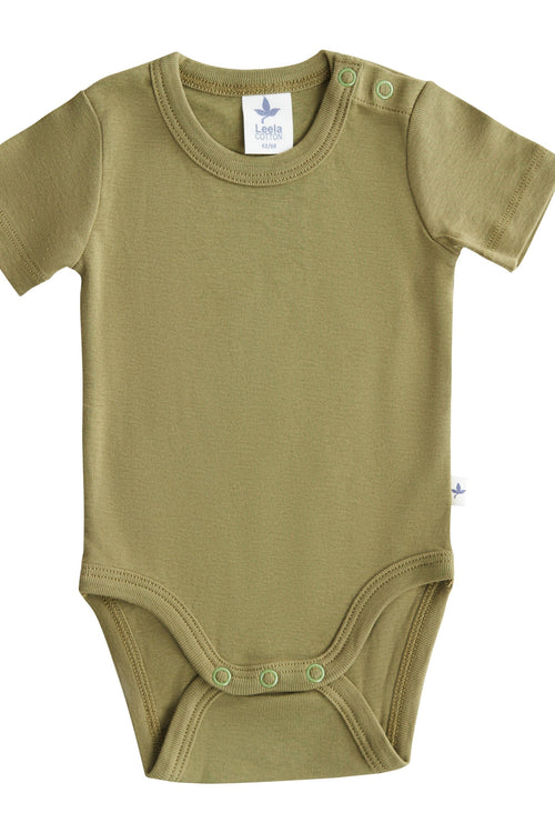 2006 OL | Baby Short-Sleeve Body - Olivgreen