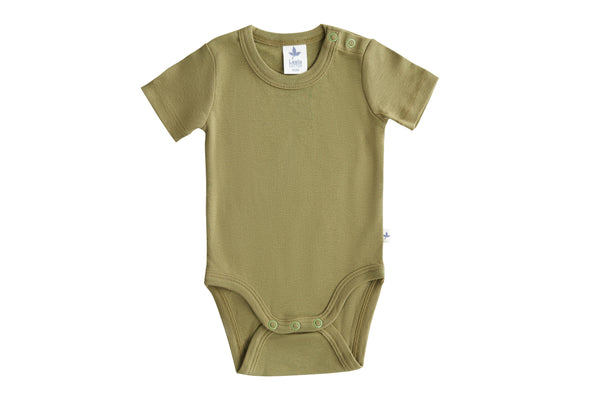 2006 OL | Baby Short-Sleeve Body - Olivgreen