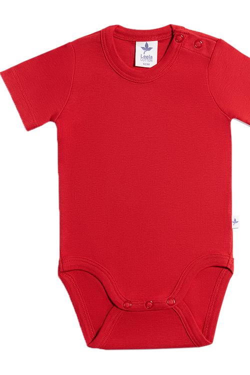 2006ZR | Baby Short-Sleeve Body - Brick-Red