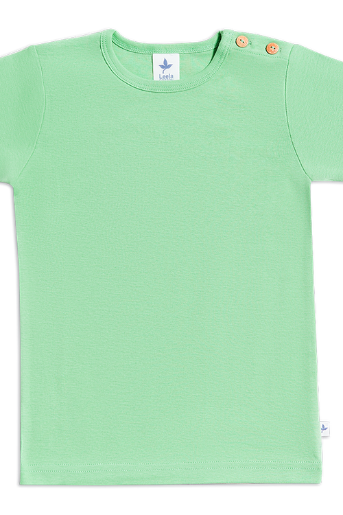 2010MG | Baby Basic Kurzarmshirt - Mintgrün