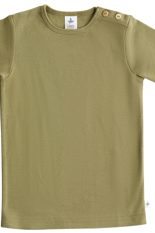2010 OL | Baby Basic Short Sleeve - Olivgreen