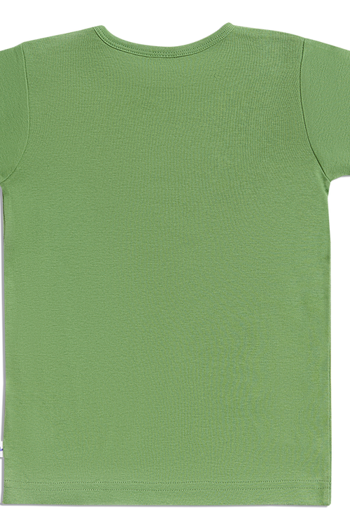 2010W | Baby Basic Kurzarmshirt - Waldgrün