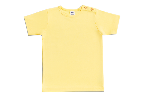 2010ZG | Baby Basic Kurzarmshirt - Zitronengelb