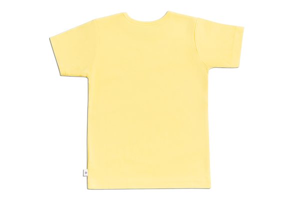 2010ZG | Baby Basic Kurzarmshirt - Zitronengelb