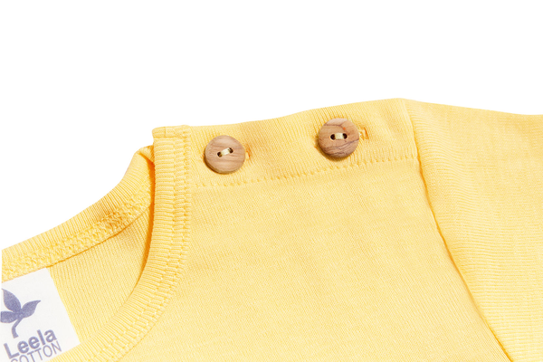 2010ZG | Baby Basic Short Sleeve - Lemon Yellow