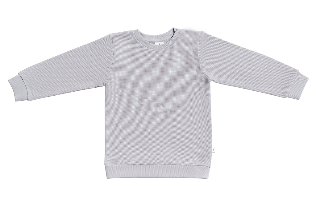 2017 GM | Baby Piqué-Basic Sweatshirt - Grau