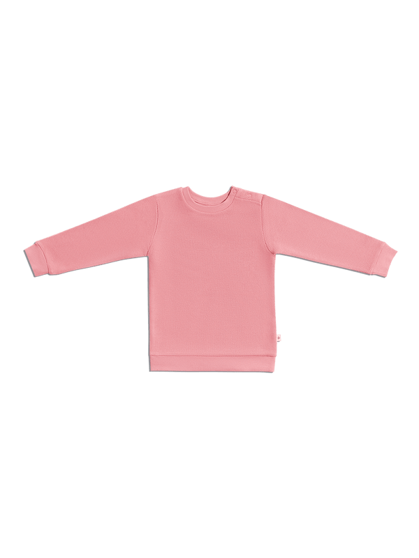 2017 VR | Baby Piqué-Basic Sweatshirt - Rosy