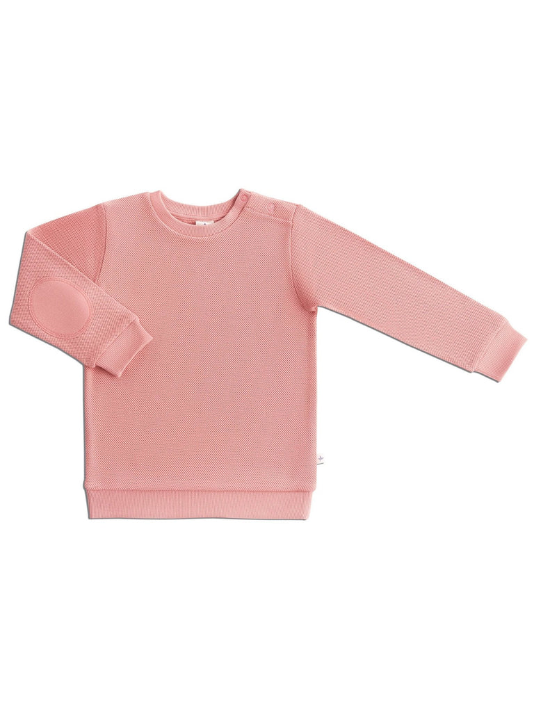 2017 VR | Baby Piqué-Basic Sweatshirt - Rosy