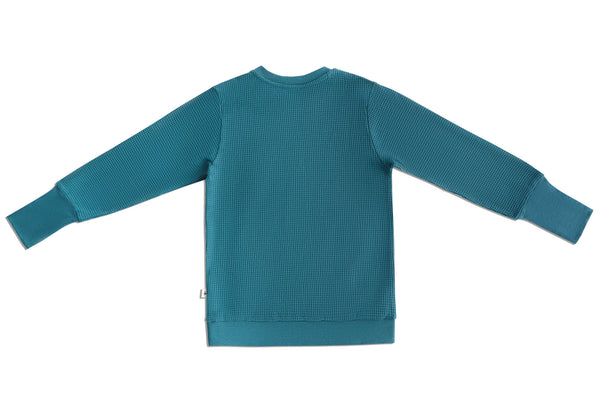 2021 TN | Baby Waffle Knit Sweatshirt - Fir
