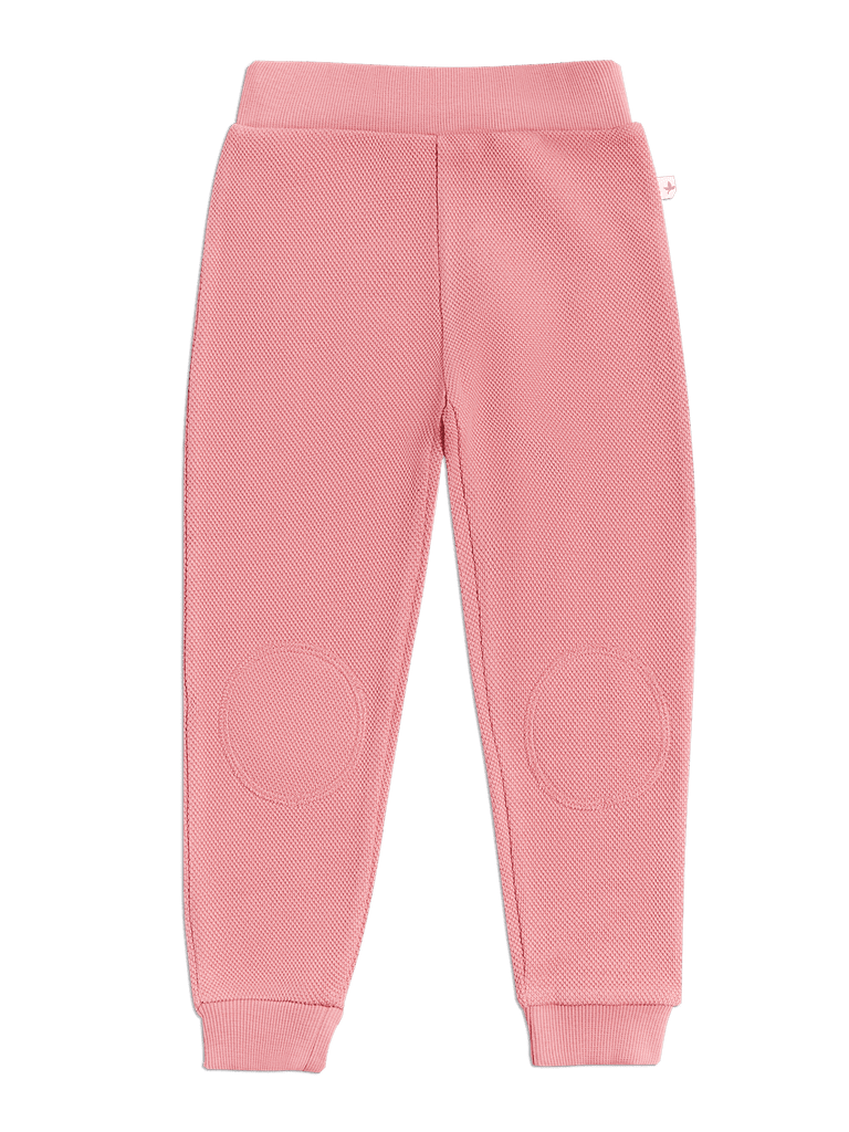 2028 VR | Baby Piqué Pants - Rosy