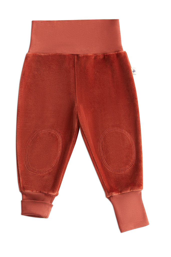 2057 TC | Baby Velvet Pant with extra long waistband - Tabasco