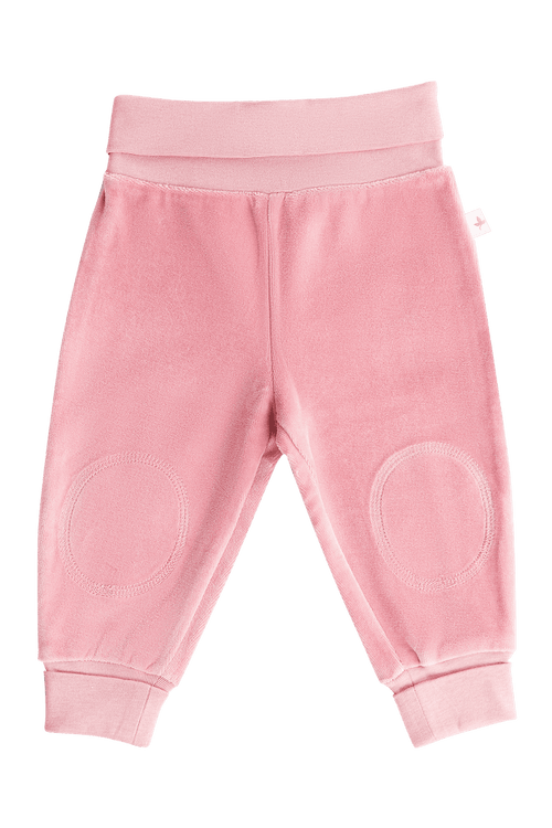 2057 VR | Baby Velvet Pant with extra long waistband - Rosy