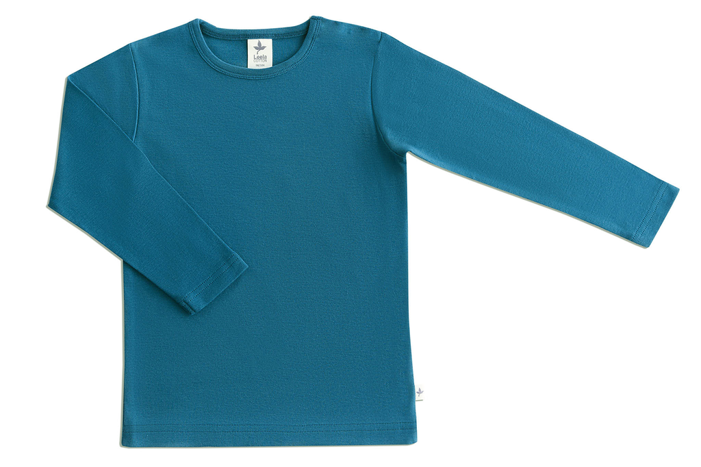 2060 DB | Kinder Langarmshirt - Donaublau