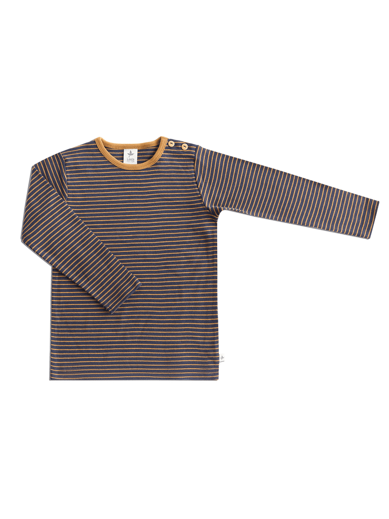 2060 INI | Kids Long-Sleeve Shirt - Indigo-Ginger