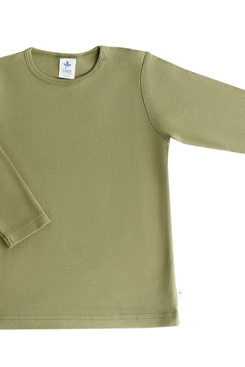 2060 OL | Baby Basic Long Sleeve - Olivgreen