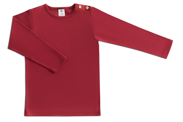2060 RR | Baby Basic Long Sleeve - Rosy Red