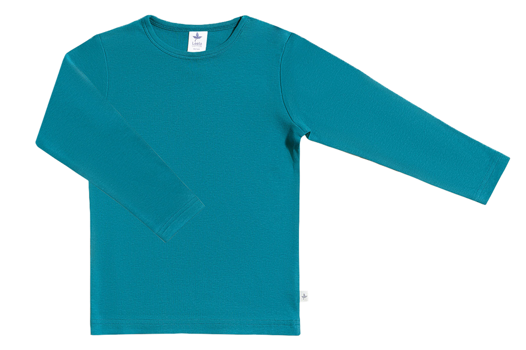 2065 | Baby Basic Langarmshirt - Ozeanblau