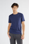 2218-027 | Herren Basic T-Shirt - Dunkelblau